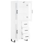 Tall white plywood sideboard 69.5x34x180 cm by vidaXL, Sideboards - Ref: Foro24-3198617, Price: 198,16 €, Discount: %