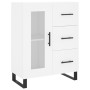 Tall white plywood sideboard 69.5x34x180 cm by vidaXL, Sideboards - Ref: Foro24-3198617, Price: 198,16 €, Discount: %