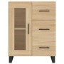 Aparador alto madera contrachapada color roble 69,5x34x180 cm de vidaXL, Aparadores - Ref: Foro24-3198620, Precio: 182,77 €, ...