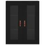 Tall black plywood sideboard 69.5x34x180 cm by vidaXL, Sideboards - Ref: Foro24-3198634, Price: 182,38 €, Discount: %