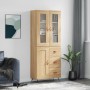 Aparador alto madera contrachapada color roble 69,5x34x180 cm de vidaXL, Aparadores - Ref: Foro24-3198636, Precio: 173,74 €, ...