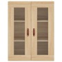 Aparador alto madera contrachapada color roble 69,5x34x180 cm de vidaXL, Aparadores - Ref: Foro24-3198636, Precio: 173,74 €, ...