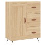 Aparador alto madera contrachapada color roble 69,5x34x180 cm de vidaXL, Aparadores - Ref: Foro24-3198636, Precio: 173,74 €, ...