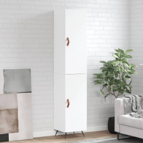 Tall white plywood sideboard 34.5x34x180 cm by vidaXL, Sideboards - Ref: Foro24-3198761, Price: 99,32 €, Discount: %