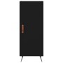 Black plywood sideboard 34.5x34x180 cm by vidaXL, Sideboards - Ref: Foro24-3198762, Price: 105,05 €, Discount: %