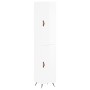 High glossy white plywood sideboard 34.5x34x180 cm by vidaXL, Sideboards - Ref: Foro24-3198763, Price: 105,31 €, Discount: %