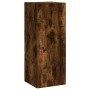 Smoked oak plywood sideboard 34.5x34x180 cm by vidaXL, Sideboards - Ref: Foro24-3198766, Price: 97,09 €, Discount: %