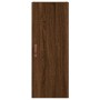 Aparador alto madera contrachapada roble marrón 34,5x34x180 cm de vidaXL, Aparadores - Ref: Foro24-3198768, Precio: 103,43 €,...