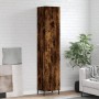 Aparador de madera contrachapada roble ahumado 34,5x34x180 cm de vidaXL, Aparadores - Ref: Foro24-3198798, Precio: 101,72 €, ...