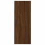 Aparador alto madera contrachapada roble marrón 34,5x34x180 cm de vidaXL, Aparadores - Ref: Foro24-3198800, Precio: 104,30 €,...