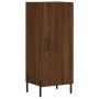 Aparador alto madera contrachapada roble marrón 34,5x34x180 cm de vidaXL, Aparadores - Ref: Foro24-3198800, Precio: 104,30 €,...