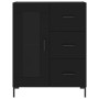 Aparador alto madera contrachapada negro 69,5x34x180 cm de vidaXL, Aparadores - Ref: Foro24-3189510, Precio: 174,05 €, Descue...