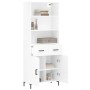 High glossy white plywood sideboard 69.5x34x180 cm by vidaXL, Sideboards - Ref: Foro24-3200515, Price: 142,99 €, Discount: %