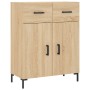 High oak-colored plywood sideboard 69.5x34x180 cm by vidaXL, Sideboards - Ref: Foro24-3200516, Price: 139,99 €, Discount: %