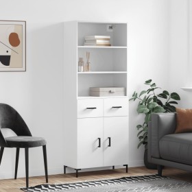 Tall white plywood sideboard 69.5x34x180 cm by vidaXL, Sideboards - Ref: Foro24-3200513, Price: 144,99 €, Discount: %