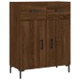 Tall oak brown plywood sideboard 69.5x34x180 cm by vidaXL, Sideboards - Ref: Foro24-3200520, Price: 142,14 €, Discount: %