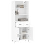 Aparador alto madera contrachapada blanco 69,5x34x180 cm de vidaXL, Aparadores - Ref: Foro24-3200529, Precio: 161,80 €, Descu...