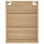 Aparador alto madera contrachapada color roble 69,5x34x180 cm de vidaXL, Aparadores - Ref: Foro24-3200532, Precio: 142,73 €, ...