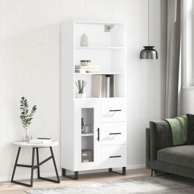 Tall white plywood sideboard 69.5x34x180 cm by vidaXL, Sideboards - Ref: Foro24-3189533, Price: 168,15 €, Discount: %