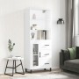 Tall white plywood sideboard 69.5x34x180 cm by vidaXL, Sideboards - Ref: Foro24-3189533, Price: 167,83 €, Discount: %