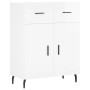 High glossy white plywood sideboard 69.5x34x180 cm by vidaXL, Sideboards - Ref: Foro24-3200531, Price: 142,99 €, Discount: %