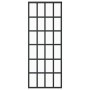 ESG glass and black aluminum sliding door 76x205 cm by vidaXL, Doors - Ref: Foro24-151020, Price: 149,75 €, Discount: %