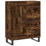 Tall smoked oak plywood sideboard 69.5x34x180 cm by vidaXL, Sideboards - Ref: Foro24-3196040, Price: 164,05 €, Discount: %