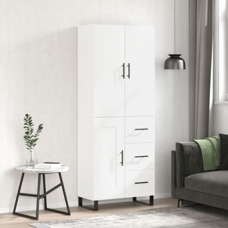 Tall white plywood sideboard 69.5x34x180 cm by vidaXL, Sideboards - Ref: Foro24-3196035, Price: 174,40 €, Discount: %