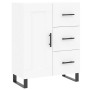 Tall white plywood sideboard 69.5x34x180 cm by vidaXL, Sideboards - Ref: Foro24-3196035, Price: 174,40 €, Discount: %