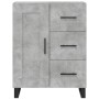 Aparador alto madera contrachapada gris hormigón 69,5x34x180 cm de vidaXL, Aparadores - Ref: Foro24-3196039, Precio: 165,70 €...