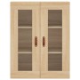 Aparador alto madera contrachapada color roble 69,5x34x180 cm de vidaXL, Aparadores - Ref: Foro24-3198380, Precio: 188,55 €, ...