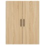 Aparador alto madera contrachapada color roble 69,5x34x180 cm de vidaXL, Aparadores - Ref: Foro24-3196038, Precio: 178,99 €, ...