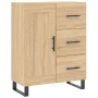 Aparador alto madera contrachapada color roble 69,5x34x180 cm de vidaXL, Aparadores - Ref: Foro24-3196038, Precio: 178,99 €, ...