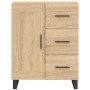 Aparador alto madera contrachapada color roble 69,5x34x180 cm de vidaXL, Aparadores - Ref: Foro24-3196038, Precio: 178,99 €, ...