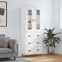 Tall white plywood sideboard 69.5x34x180 cm by vidaXL, Sideboards - Ref: Foro24-3198377, Price: 187,13 €, Discount: %