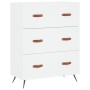 Tall white plywood sideboard 69.5x34x180 cm by vidaXL, Sideboards - Ref: Foro24-3198377, Price: 187,13 €, Discount: %