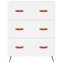 Aparador alto madera contrachapada blanco 69,5x34x180 cm de vidaXL, Aparadores - Ref: Foro24-3198377, Precio: 187,13 €, Descu...