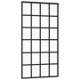 ESG glass and black aluminum sliding door 102x205 cm by vidaXL, Doors - Ref: Foro24-151022, Price: 261,98 €, Discount: %