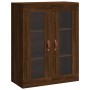 Tall oak brown plywood sideboard 69.5x34x180 cm by vidaXL, Sideboards - Ref: Foro24-3198384, Price: 199,99 €, Discount: %