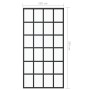 ESG glass and black aluminum sliding door 102x205 cm by vidaXL, Doors - Ref: Foro24-151022, Price: 261,98 €, Discount: %