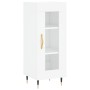 Tall white glossy plywood sideboard 34.5x34x180 cm by vidaXL, Sideboards - Ref: Foro24-3199411, Price: 105,28 €, Discount: %