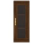 Aparador alto madera contrachapada roble marrón 34,5x34x180 cm de vidaXL, Aparadores - Ref: Foro24-3199416, Precio: 103,38 €,...