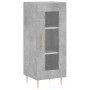 Aparador de madera contrachapada gris hormigón 34,5x34x180 cm de vidaXL, Aparadores - Ref: Foro24-3199421, Precio: 94,99 €, D...