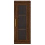 Aparador alto madera contrachapada roble marrón 34,5x34x180 cm de vidaXL, Aparadores - Ref: Foro24-3199424, Precio: 98,47 €, ...