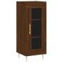 Aparador alto madera contrachapada roble marrón 34,5x34x180 cm de vidaXL, Aparadores - Ref: Foro24-3199424, Precio: 98,58 €, ...