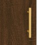 Aparador alto madera contrachapada roble marrón 34,5x34x180 cm de vidaXL, Aparadores - Ref: Foro24-3199424, Precio: 98,47 €, ...