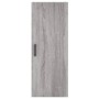 Aparador alto madera contrachapada gris Sonoma 34,5x34x180 cm de vidaXL, Aparadores - Ref: Foro24-3198983, Precio: 89,54 €, D...