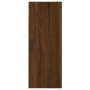 Tall oak brown plywood highboard 34.5x34x180 cm by vidaXL, Sideboards - Ref: Foro24-3198984, Price: 85,64 €, Discount: %