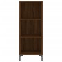 Tall oak brown plywood highboard 34.5x34x180 cm by vidaXL, Sideboards - Ref: Foro24-3198984, Price: 85,64 €, Discount: %