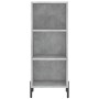 Aparador de madera contrachapada gris hormigón 34,5x34x180 cm de vidaXL, Aparadores - Ref: Foro24-3198989, Precio: 90,75 €, D...